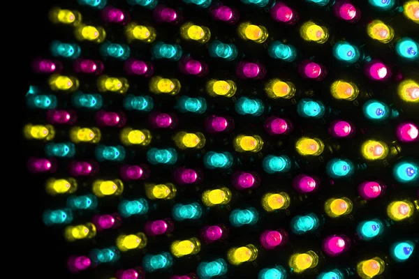 Renkli LED ışıklar doku — Stok fotoğraf