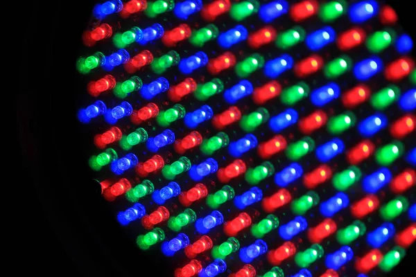 Renkli LED ışıklar doku — Stok fotoğraf