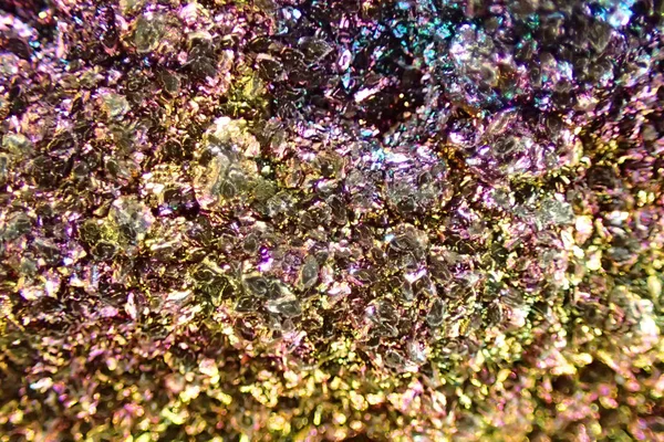 Textura mineral pirita de color desconocido — Foto de Stock