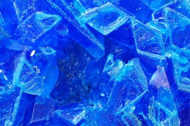 Mavi sülfatı mineral doku