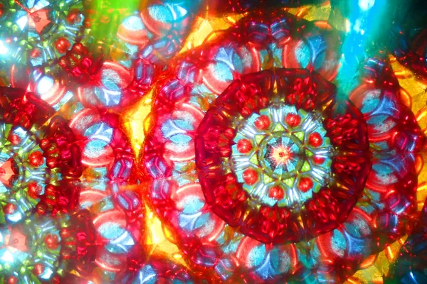 Kleur kaleidoscop textuur — Stockfoto