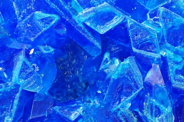 蓝色玻璃纤维矿物纹理 — 图库照片