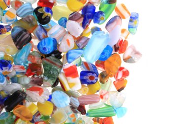 güzel arka plan olarak renk cam boncuk doku  