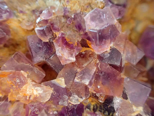 Fluorit mineral kristall konsistens — Stockfoto