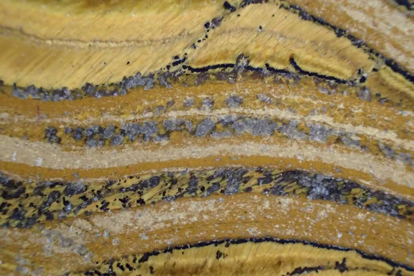 Olho de tigre textura mineral — Fotografia de Stock