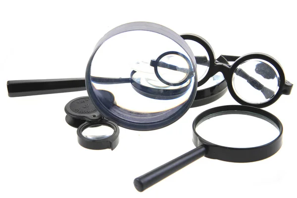 Different magnify glasses — Stock Photo, Image