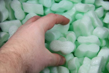 plastik taşıma köpük ambalaj güzel arka plan olarak için