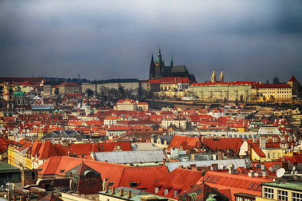 Prague castle as nice landscape — Stock Photo, Image