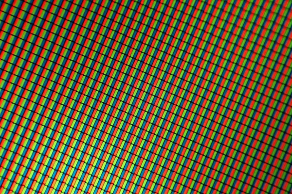 Micro foto de la pantalla LCD del teléfono —  Fotos de Stock