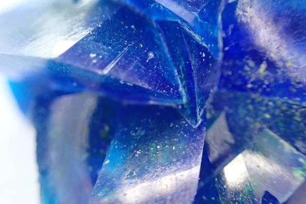 Голубая стекловидная минеральная текстура — стоковое фото