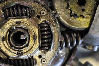 soyut motosiklet çelik arka plan