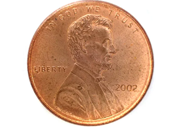 One cent from USA — Stock Photo, Image