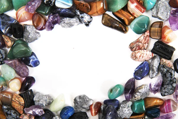 Renk mineral mücevher arka plan — Stok fotoğraf