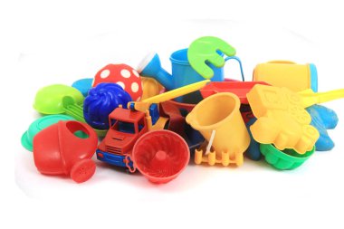 Plastik kum oyuncakları