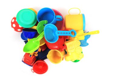 Plastik kum oyuncakları