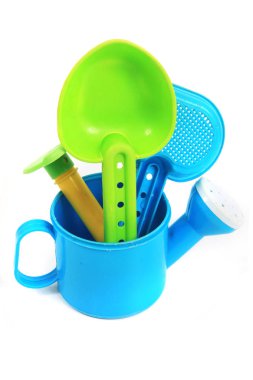 Plastik kum oyuncakları