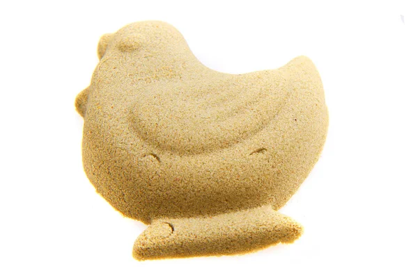 sand object bird isolated