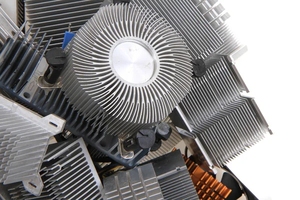 Cpu coolers texture — Stock Photo, Image