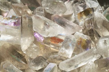 beyaz kristal mineral doku