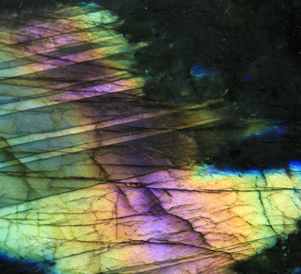 Минеральная текстура лабрадорита — стоковое фото