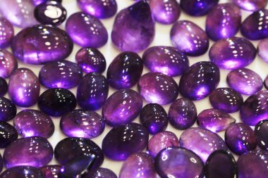 Ametist doğal mineral doku 