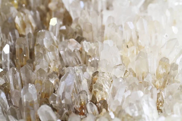 Textura mineral de cristal branco — Fotografia de Stock