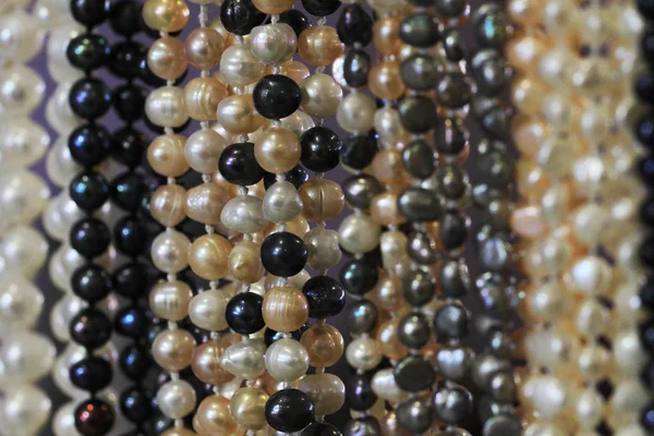 Collana di perle texture — Foto Stock