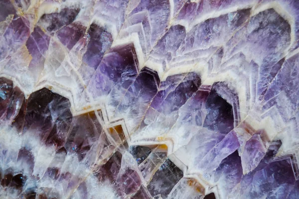 紫水晶天然矿物质地 — 图库照片