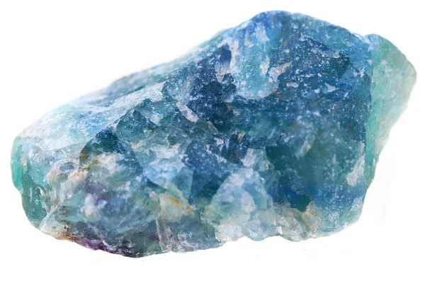 Minéral fluorite isolé — Photo