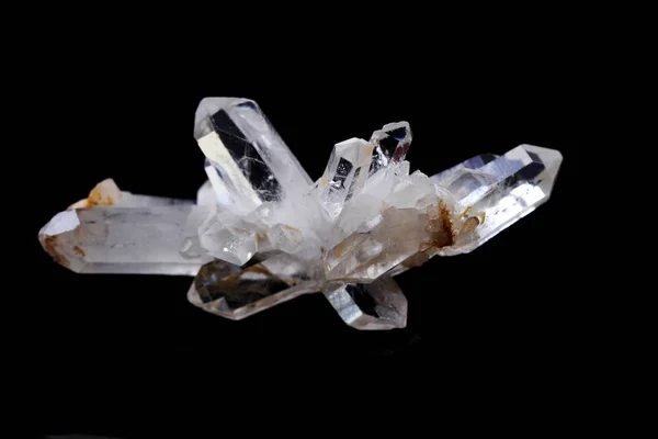 Crystal isolated on the black background — Stock Photo, Image