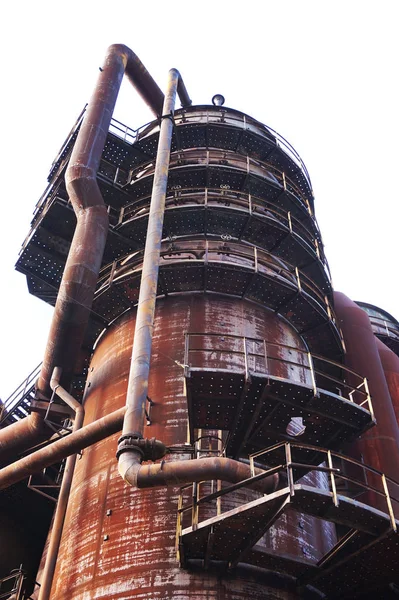 Torres da indústria metalúrgica em Ostrava Vitkovice (República Checa ) — Fotografia de Stock