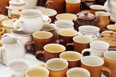 El yapımı seramik koleksiyonu