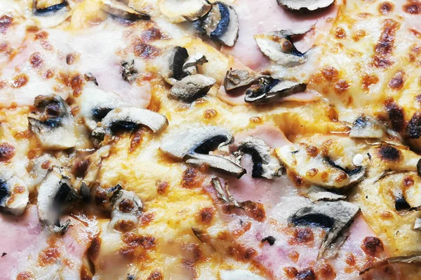 Pizza food texture — Stock Photo, Image