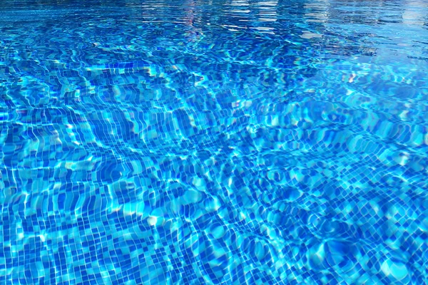 Textura azul da água da piscina — Fotografia de Stock
