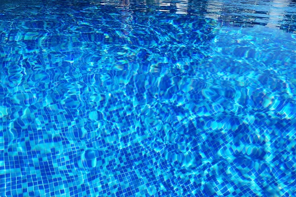 Textura azul da água da piscina — Fotografia de Stock