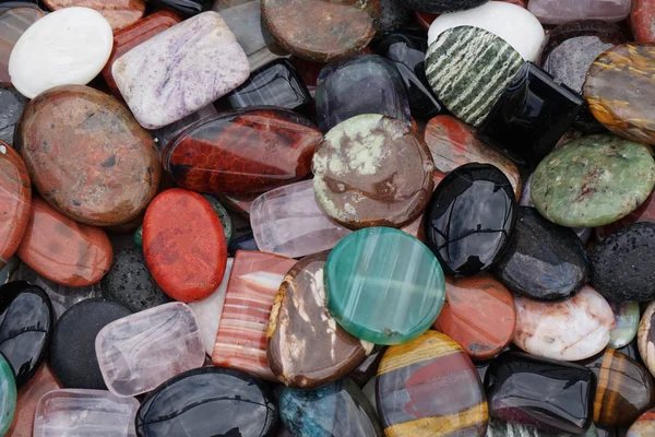 Текстура цветных драгоценных камней — стоковое фото