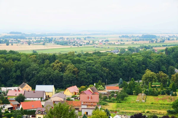 Widok z zamku Otmuchow — Zdjęcie stockowe