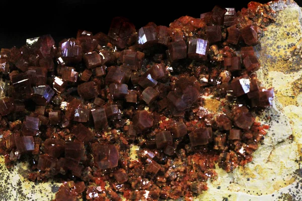 Vanadinite struttura minerale — Foto Stock