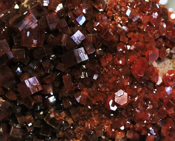 Vanadinite struttura minerale — Foto Stock