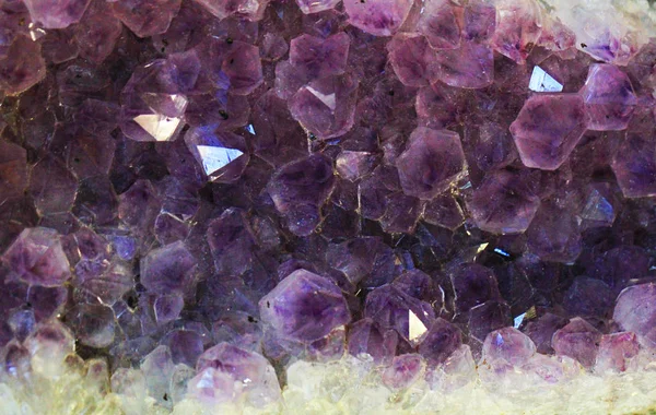 Violette Amethyst-Textur — Stockfoto