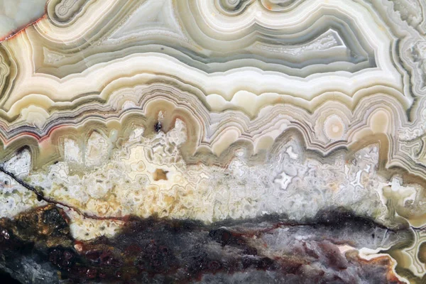 Textura mineral ágata — Fotografia de Stock