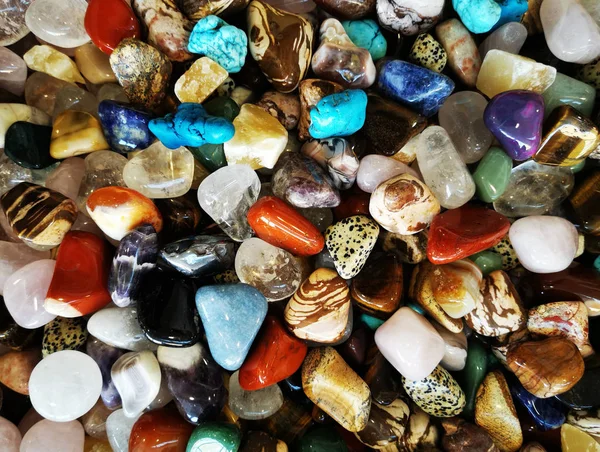 Couleur minéraux et pierres précieuses texture — Photo