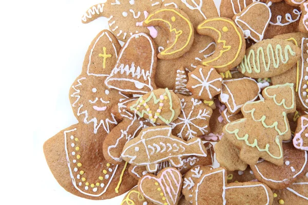 Weihnachten Lebkuchen isoliert — Stockfoto