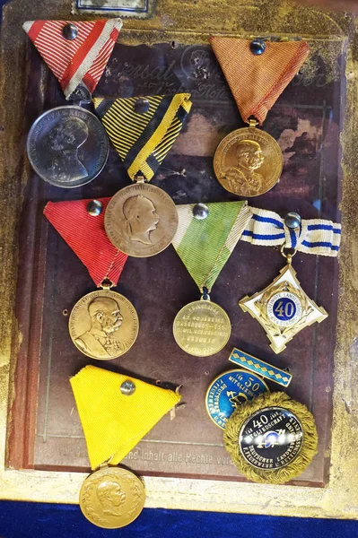 Old army awards from the history — 스톡 사진