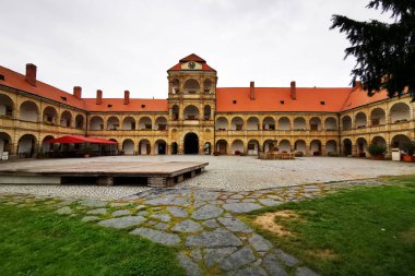 castle in  Moravska Trebova (Czech republic) clipart