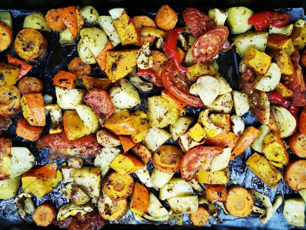 Fond de légumes grillés — Photo