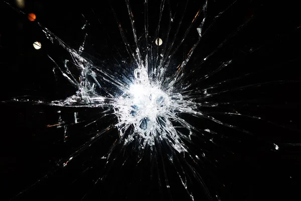 Damaged glass texture — Stock Photo, Image