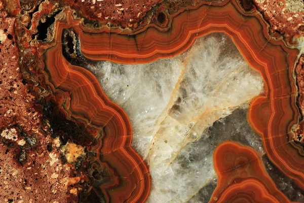 Achat mineralische Textur — Stockfoto