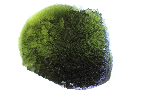 Ceco moldavite isolato — Foto Stock