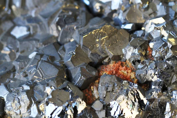 Galenite mineral texture — 스톡 사진